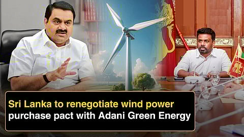 Sri Lankan Government to Renegotiate Adani Power Deal